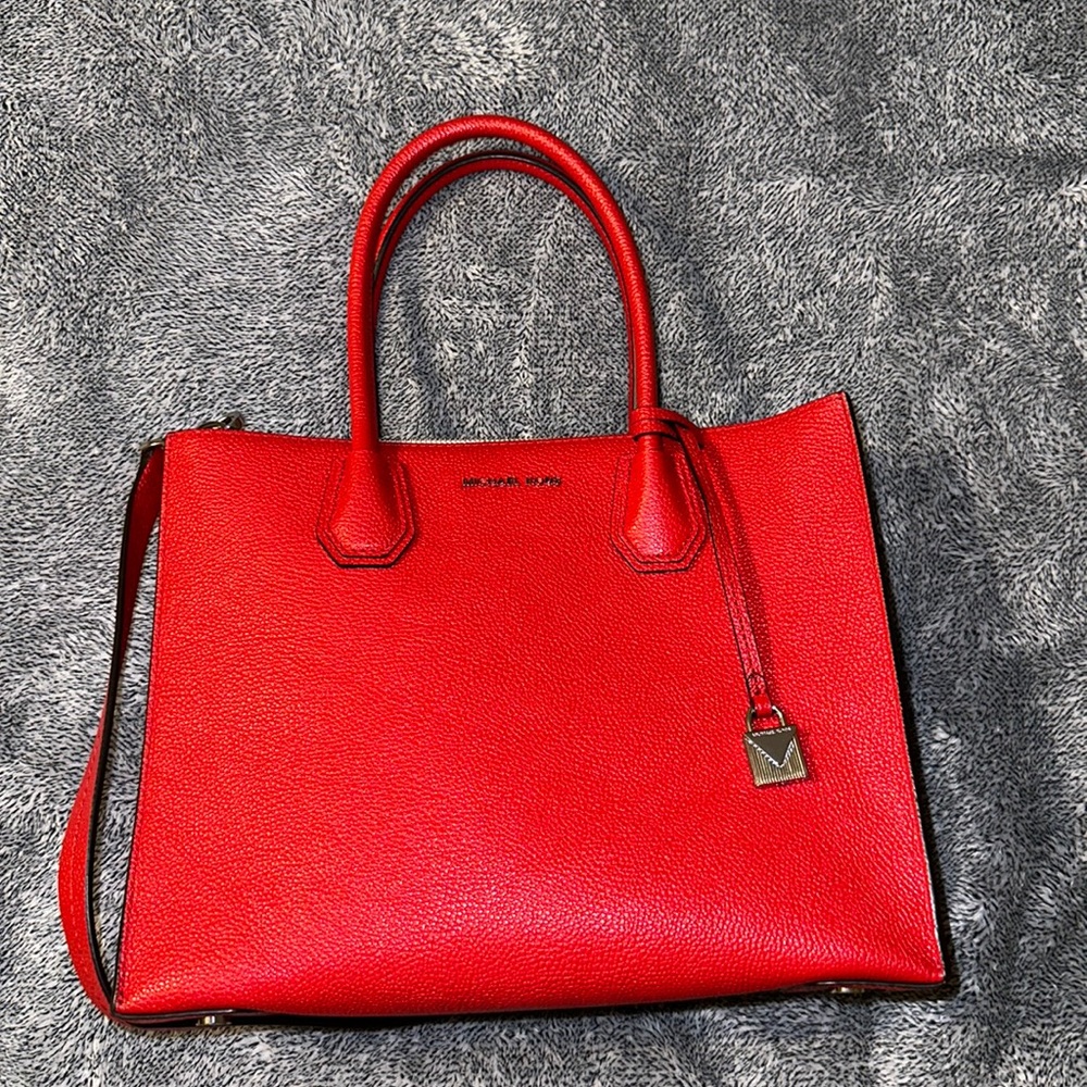 Michael Kors Mercer large Saffiano leather tote bag
